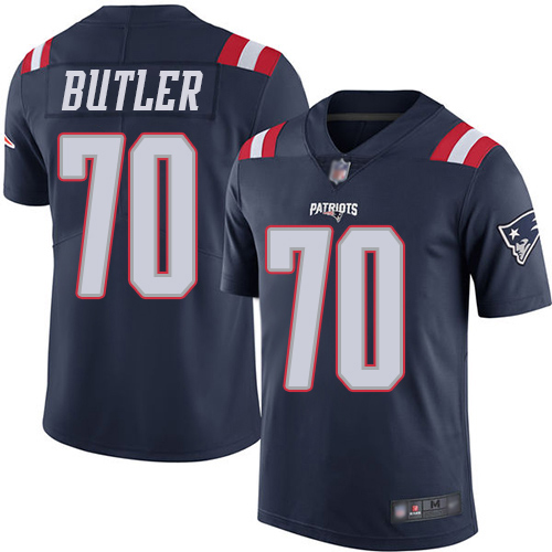 New England Patriots Football 70 Rush Vapor Untouchable Limited Navy Blue Men Adam Butler NFL Jersey